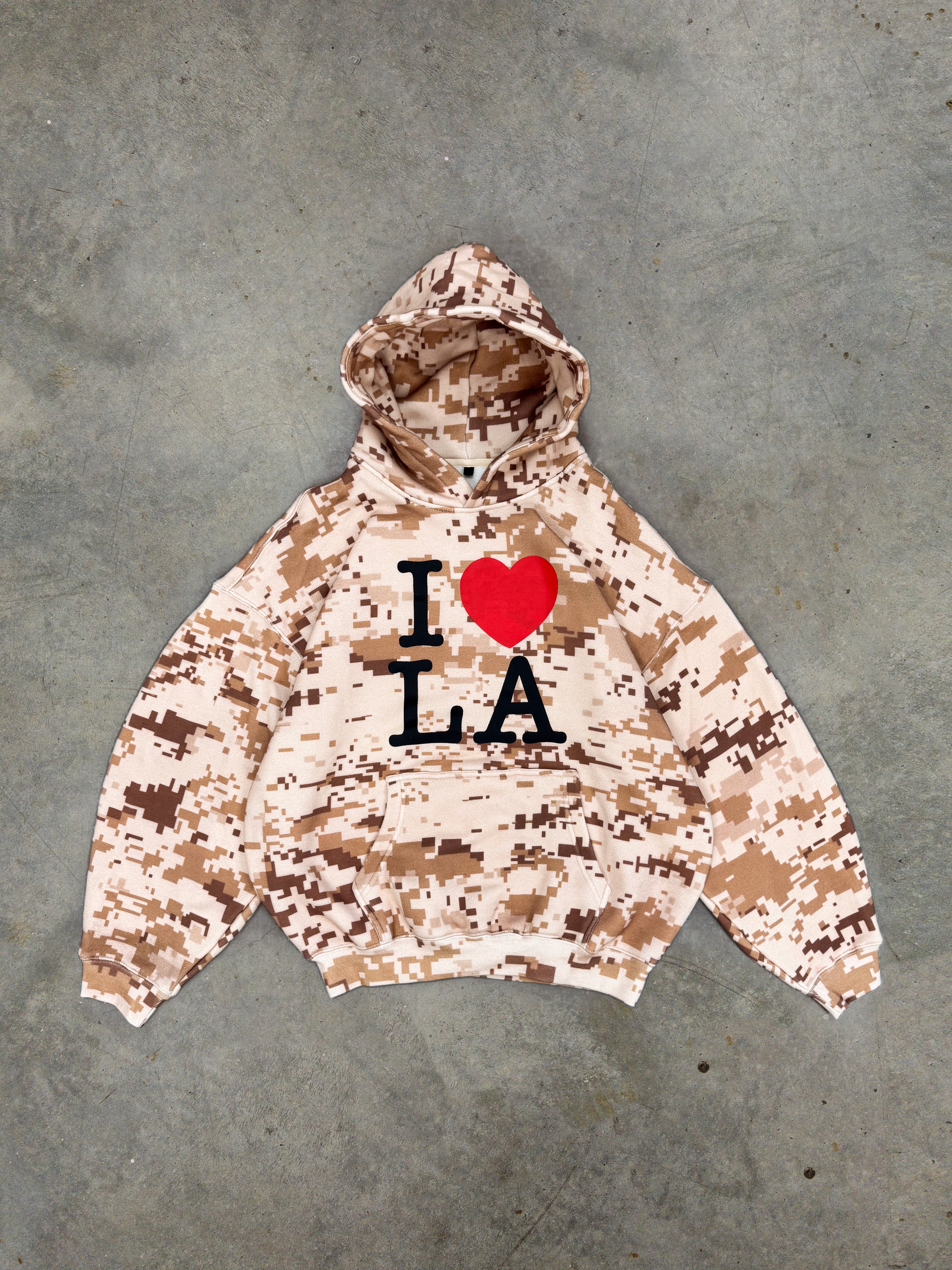 Desert Sand I Love LA Hoodie